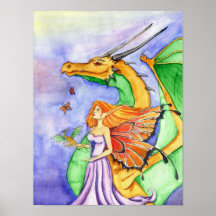 Dragon Fairy Godmother Print