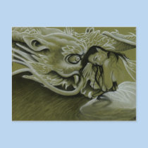 Dragon Fairy Postcard postcards