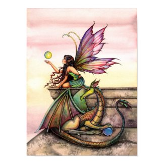 Dragon Fairy Poster by Molly Harrison LARGE print
