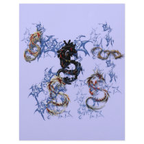 Dragon fantasy art custom letterhead