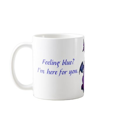 Dragon, Feeling blue? Mug by DonitaKate