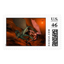 Dragon Fight Customizable Mug postage