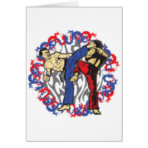 Dragon Fighters Greeting Card