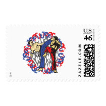 Dragon Fighters Postage Stamps