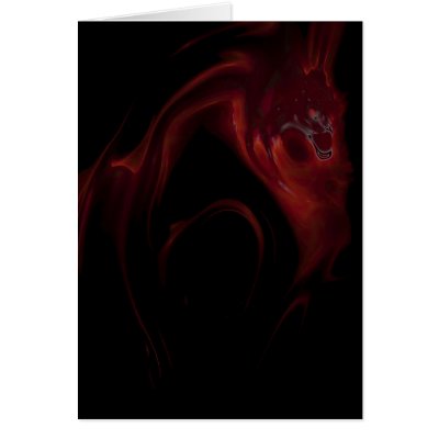 Dragon Fire Greeting Card by tillasmax