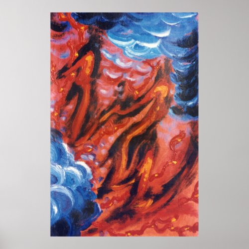 Dragon Fire print