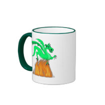 Dragon & Flames mugs