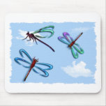 Dragon Flies in the Sky Mousepads