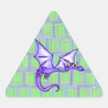 Dragon Flying Triangle Stickers
