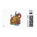 dragon guarding castle postage by doonidesigns dragon guarding castle postage