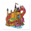 dragon guarding castle posters