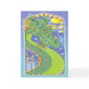 Dragon Guarding the Castle Greeting Cards by irishcountry Dragon Guarding the Castle Greeting Cards