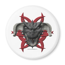 Dragon Head - Black magnets by thefrozenduck Dragon Head - Black magnets