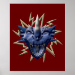 Dragon Head - Blue Print