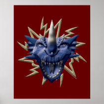 Dragon Head - Blue Print