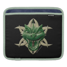 Dragon Head - Green MacBook Sleeve