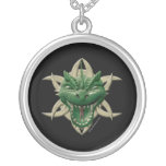 Dragon Head - Green Pendants