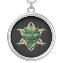 Dragon Head - Green Pendants