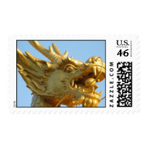 Dragon Head on Medium Stamp by mentalvagabond Dragon Head on Medium Stamp