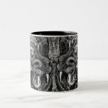 Dragon head two-tone mug