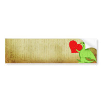 Dragon heart bumper stickers