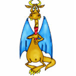 Dragon Holding Candle Cut Outs