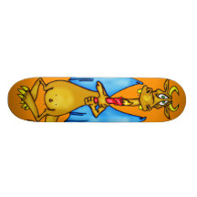 Dragon Holding Candle Skateboards