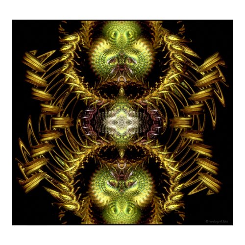 Dragon Hour Fractal Art Poster / Print print