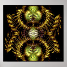 Dragon Hour Fractal Art Poster / Print