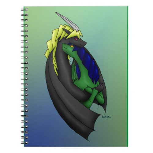 Dragon Hug Notebook notebook