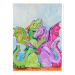 Dragon Hug Post Cards