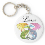 Dragon Hugs Keychain