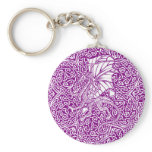 Dragon in Round Celtic Knot Key Chain
