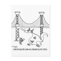 Dragon is Organic Welder Postcard