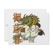 Dragon Karate Fighters invitations