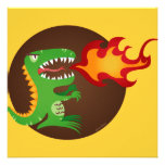 Dragon kids art by little t and M.E. Volmar Personalized Invitations