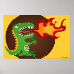Dragon kids art by little t and M.E. Volmar Poster