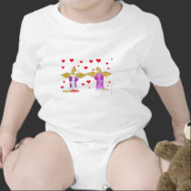 Dragon King and Queen of Hearts t-shirts