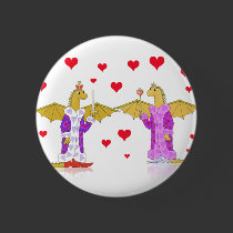 Dragon King and Queen of Hearts buttons