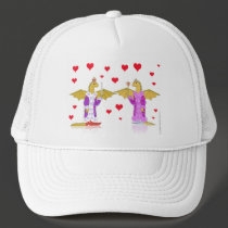Dragon King and Queen of Hearts hats