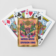 Dragon King Mardi Gras View notes please Bicycle Card Deck