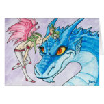 "Dragon Kiss" Blank Card