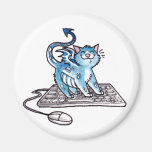 Dragon Kitty Fridge Magnets