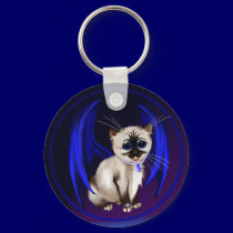 Dragon Kitty Keychain