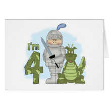 Dragon Knight 4th Birthday Card