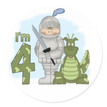 Dragon Knight 4th Birthday Sticker