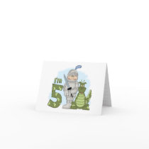 Dragon Knight 5th Birthday Card