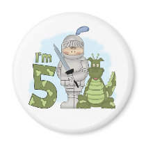 Dragon Knight 5th Birthday Refrigerator Magnets