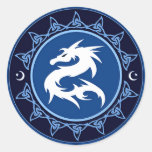 Dragon Knot 1 Round Sticker