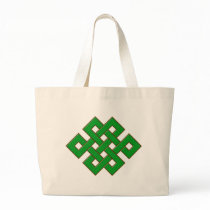 Dragon Knot Tote bags